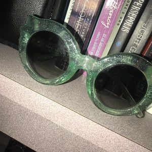 MINT GREEN SPARKLY SUNNIES